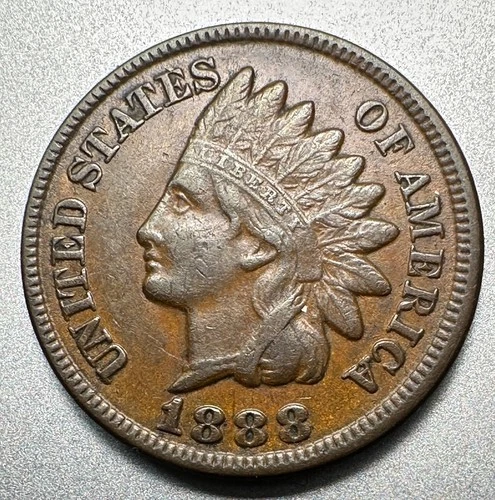 1888  INDIAN CENT   XF+   BETTER DATE  #1141