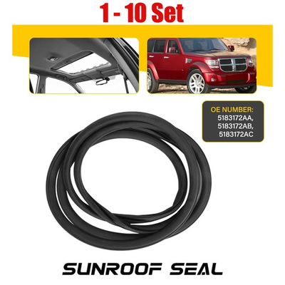 #ad #ad 1 10Set Sunroof Glass Weatherstrip Seal Molding Rubber for 2007 11 DODGE CALIBER $149.24