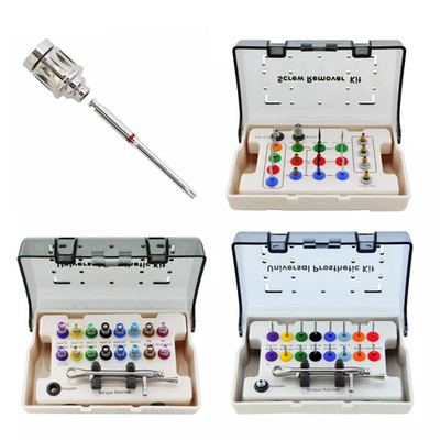 Dental Implant Screwdriver Kit Torque Wrench Screw Removal Driver Manual Adapter