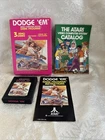 Dodge 'Em  ATARI 2600 1980 Complete In Box CIB ~Works!