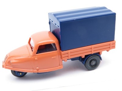 350HO /08 - Wiking 1/87 - Goliath Dreirad Pritsche / Plane - top