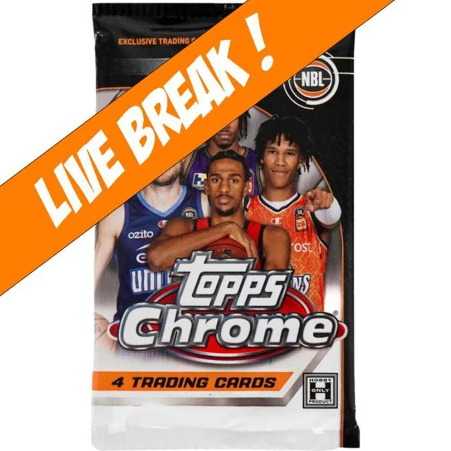 [ Live Break ] TOPPS 2024 NBL Basketball Cards - Chrome Hobby Pack