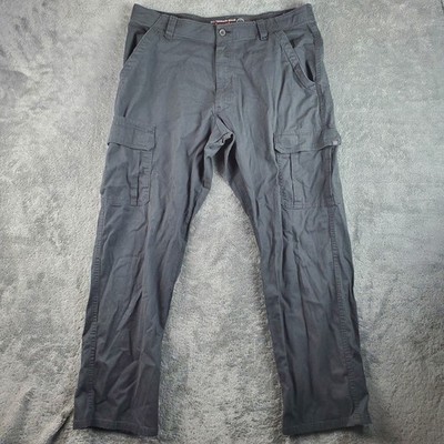Wrangler Pants Mens 38x32 Black All Terrain Gear Cargo ATG Hiking Outdoor