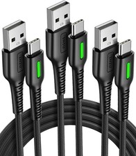 Fast Charging Nylon Braided USB C Cable 5-Pack