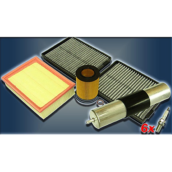 Inspektionskit Filter Satz Paket L Bmw 5Er E39 520I 523I 528I M52 Ab Bj. 98-image