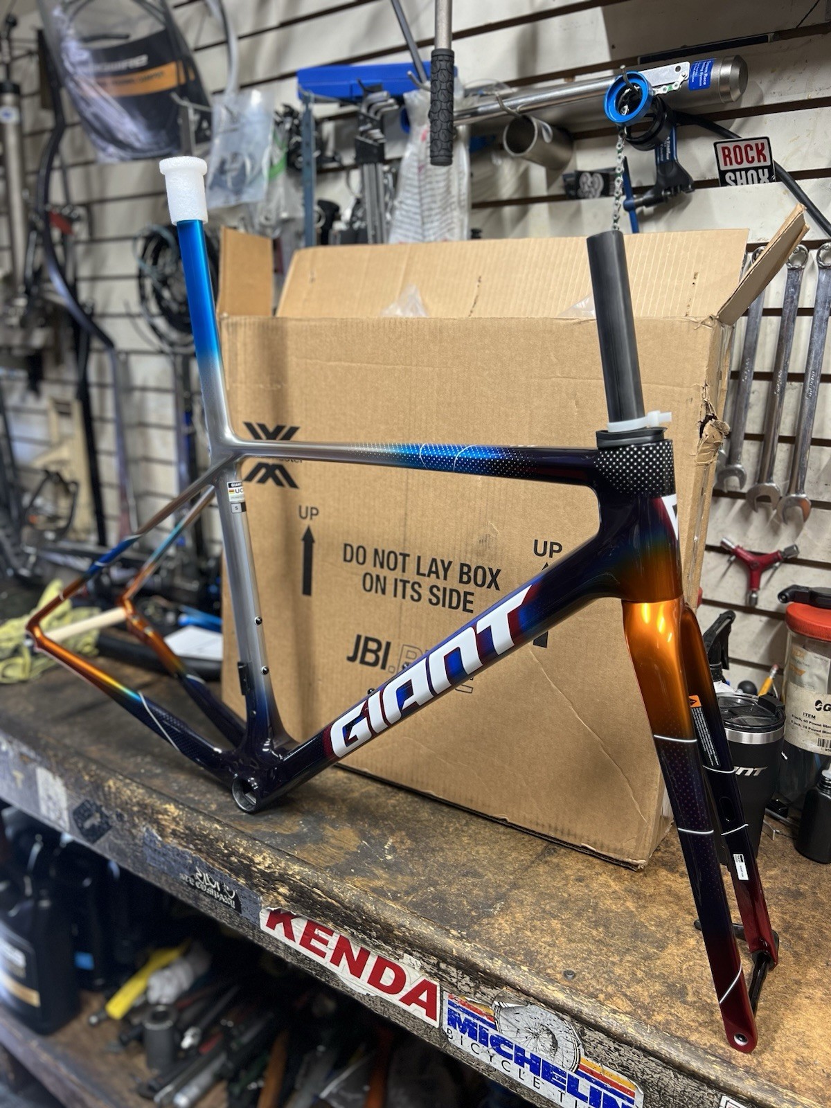 2025 Giant TCR Advanced SL Disc Frameset (Team Edition) Size S Maraya Blue