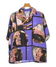 WACKO MARIA Casual Shirts PurplexBrownxPinketc.(Patterned) M 2200584972337