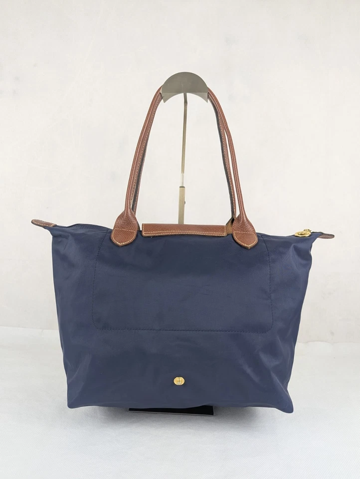 AUTÉNTICO Longchamp Le Pliage - Bolso de Hombro de Nylon Azul, ¡Listo para enviar! Foto 2 de 4