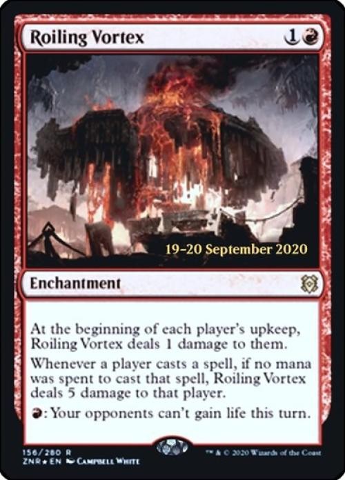Roiling Vortex -Foil Medium Play MTG Promos: Prerelease Cards