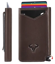 Mens Slim Wallet Card Holder, Aluminium Money Clip Wallet fot Gift Men 8 Card...