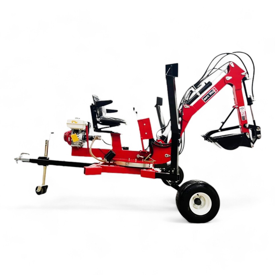 HOC HOCTB360H 360 Degree Honda Towable Backhoe, 7.5 Foot Digging Depth ...