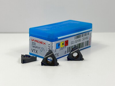 Vardex 3IR 14NPTF | NEW Carbide Inserts 52456 | Grade VTX | 3pcs