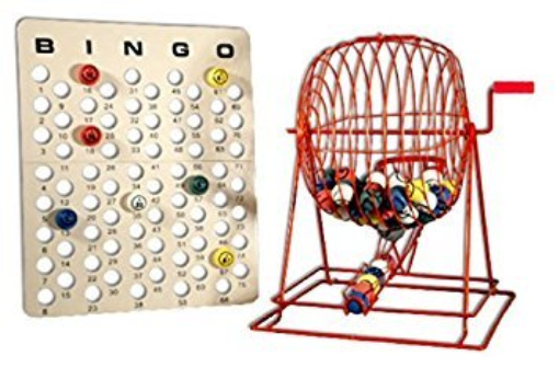 Ping With Cage Bingo Professional Large Extra Rot Pong Balls