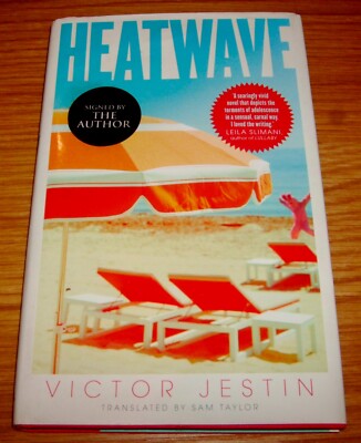 VICTOR JESTIN-HEATWAVE-SIGNED-1ST-HB-2021-SCRIBNER-G-RARE