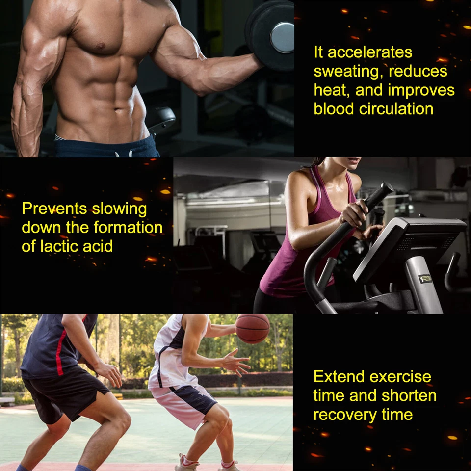 Mens Fat Burning Muscle Cream Natural Body Slimming for Stomach Arms Thighs 60ml - Image 4 of 4