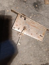 Vecchia Serratura Vintage Porta Portone Con Chiave