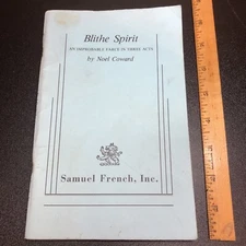 Blithe Spirit Noel Coward Play Script Samuel French Theater Bookshop