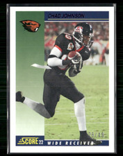 Chad Johnson 2022 Chronicles Draft Picks Score Purple 26/49