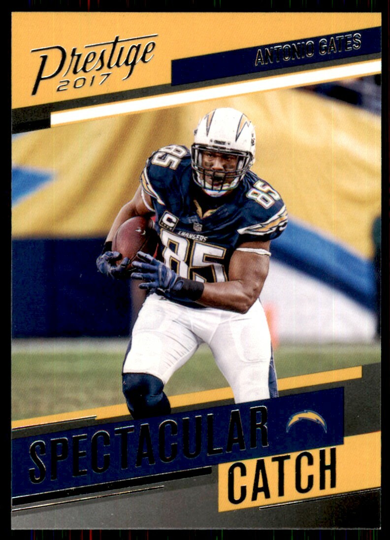 2017 Panini Prestige Spectacular Catch Antonio Gates Los Angeles Chargers #21