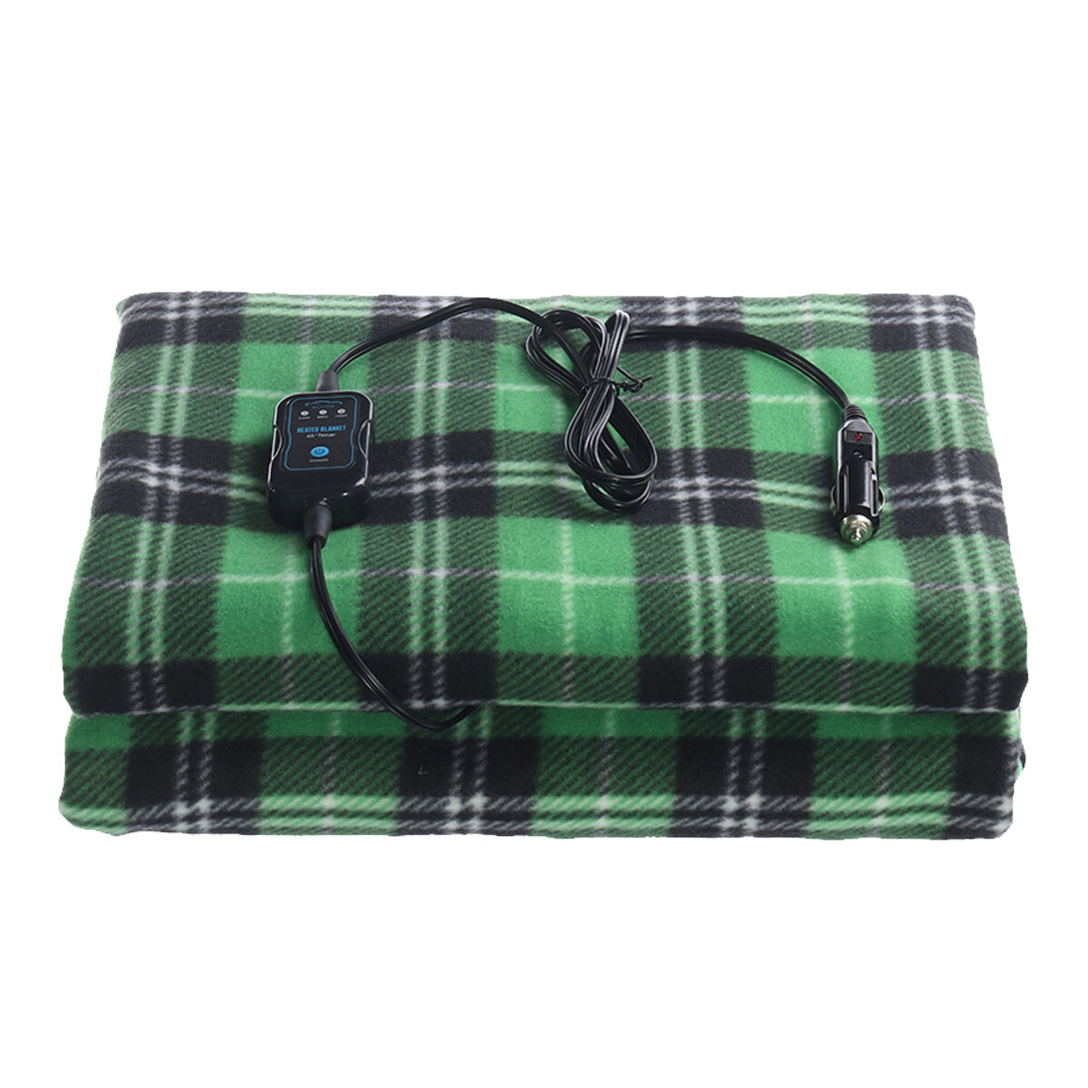 Heated Car Blanket Electric 12V Warmer Plugs Into Auto Vehicle Seat Cozy Throw eBay