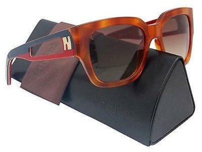 Fendi FS5276 Brown Square Sunglasses with Gradient Frame Fendi Women main image 2