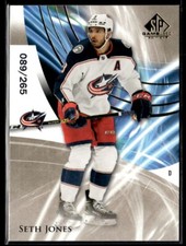 2020-21 SP Game Used Golden Burst Seth Jones 089/265 Columbus Blue Jackets #41