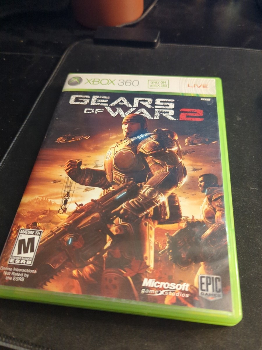 Jeu Gears Of War 2 Pour Xbox 360 - Version Française - État Correct (complet)