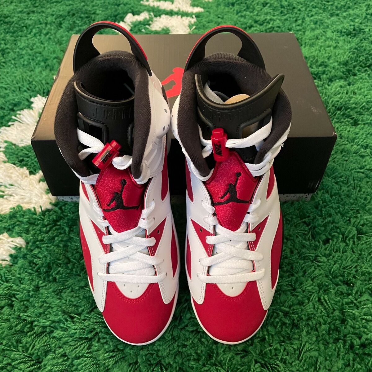 Nike Air Jordan 6 Retro Carmine Red 2021 Size 9 🔥 CT8529-106 SHIPS TODAY!