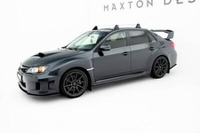 Seitenschweller Ansatz (Paar) passend für Subaru Impreza WRX STI Mk3 FL roter Ke
