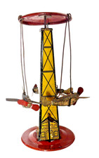 VINTAGE 1926 REEVES TIN LITHOGRAPH AIR-E-GO-ROUND WIND-UP TOY ORIGINAL