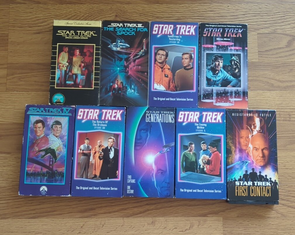 Star Trek VHS Lot eBay