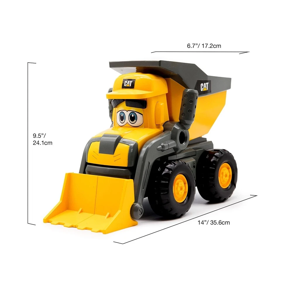 CAT Junior Crew Tipper 2+ Year 1601418 Toy Truck Construction New S16 - Image 4 of 4