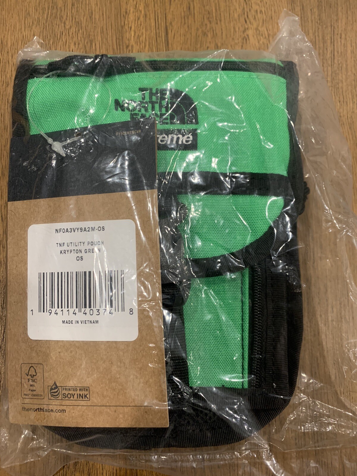 RTG Utility Pouch Green TNF Rare Bag | eBay
