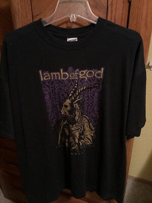 LAMB OF GOD - CONGREGATION - Band Merch Black T-shirt XL Excellent