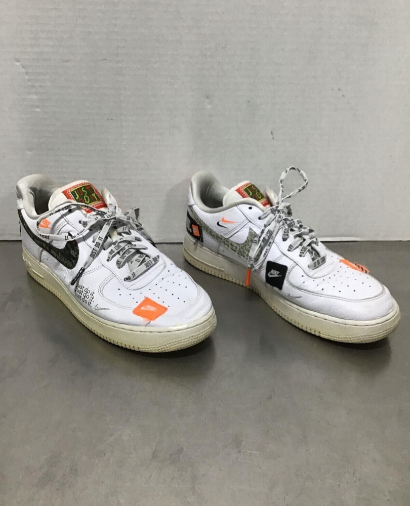 Size 11.5  Nike Air Force 1 Low '07 Premium Just Do It 2018 RARE SNEAKERS SHOES