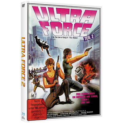 Mediabook ULTRA FORCE 2 In The Line Of Duty II CYNTHIA ROTHROCK BLU-RAY DVD -A