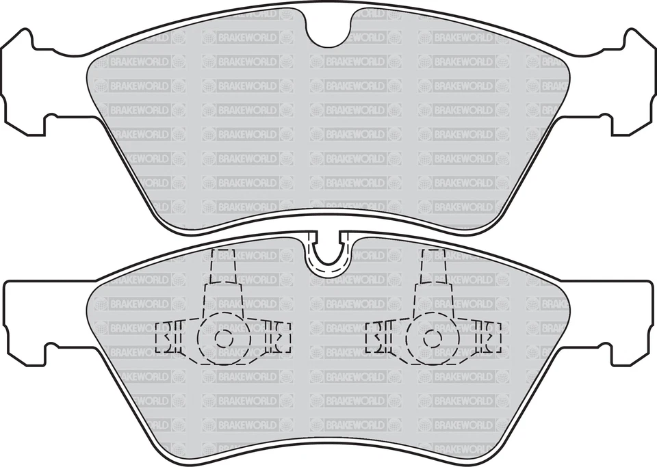 ALMOHADILLAS DELANTERAS Y TRASERAS OEM SPEC PARA MERCEDES-BENZ CLASE M W164 ML350 3.5 2005-11 Foto 2 de 4