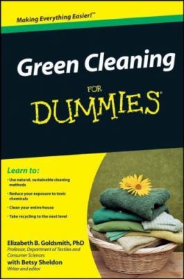 Green Cleaning for Dummies (Paperback or Softback) NEW