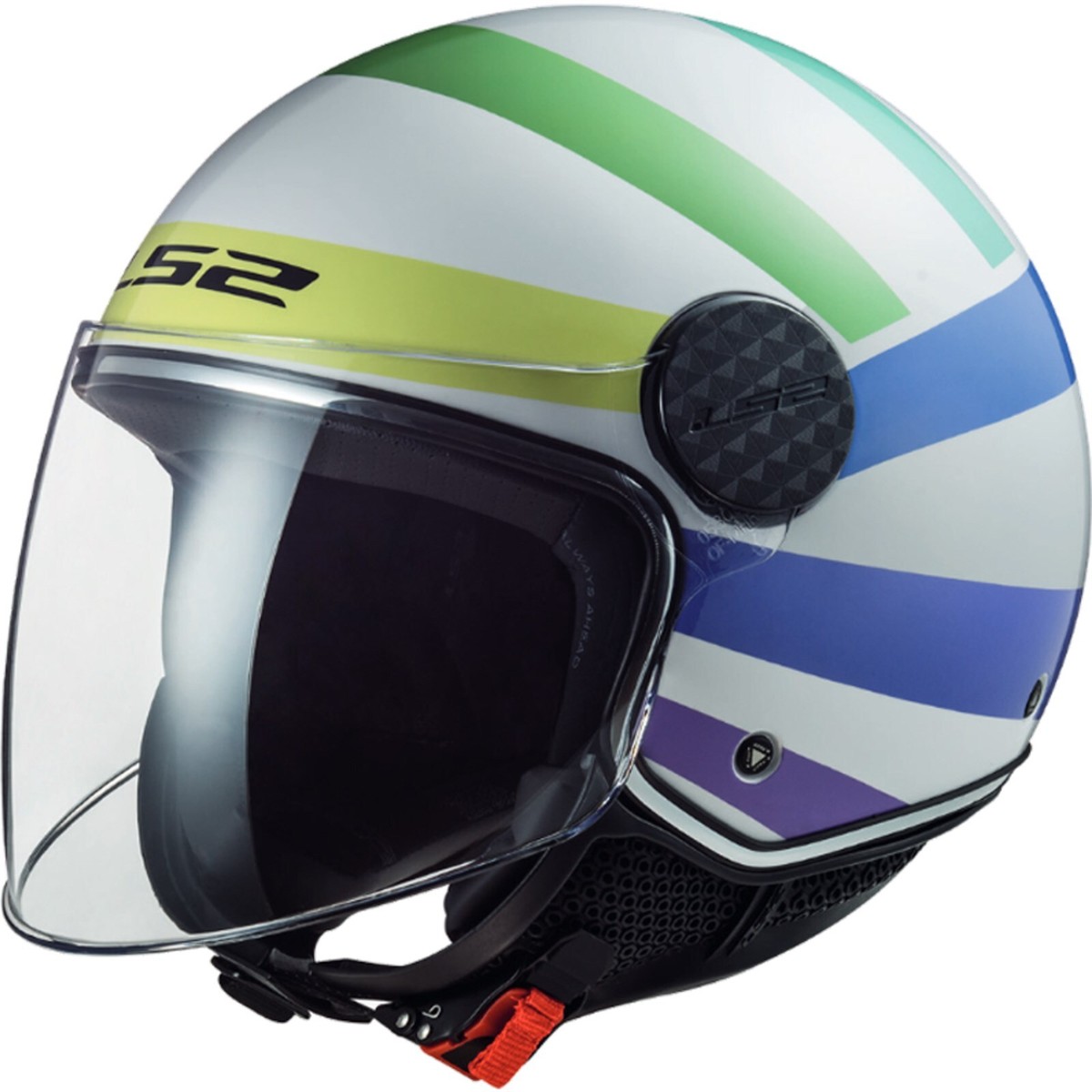 LS2 Jet Helmet OF558 Sphere Lux Swirl Size S Motorcycle Scooter