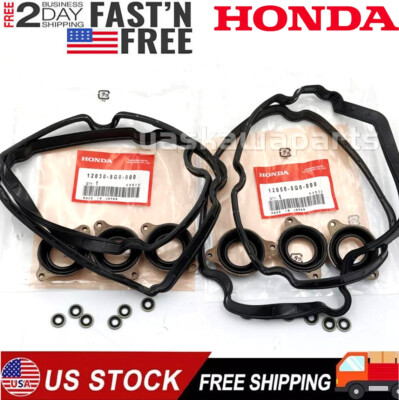 OEM Valve Cover Gasket Set 12050-5G0-000 For 14-20 ACURA MDX RLX 3.5L V6 SOHC