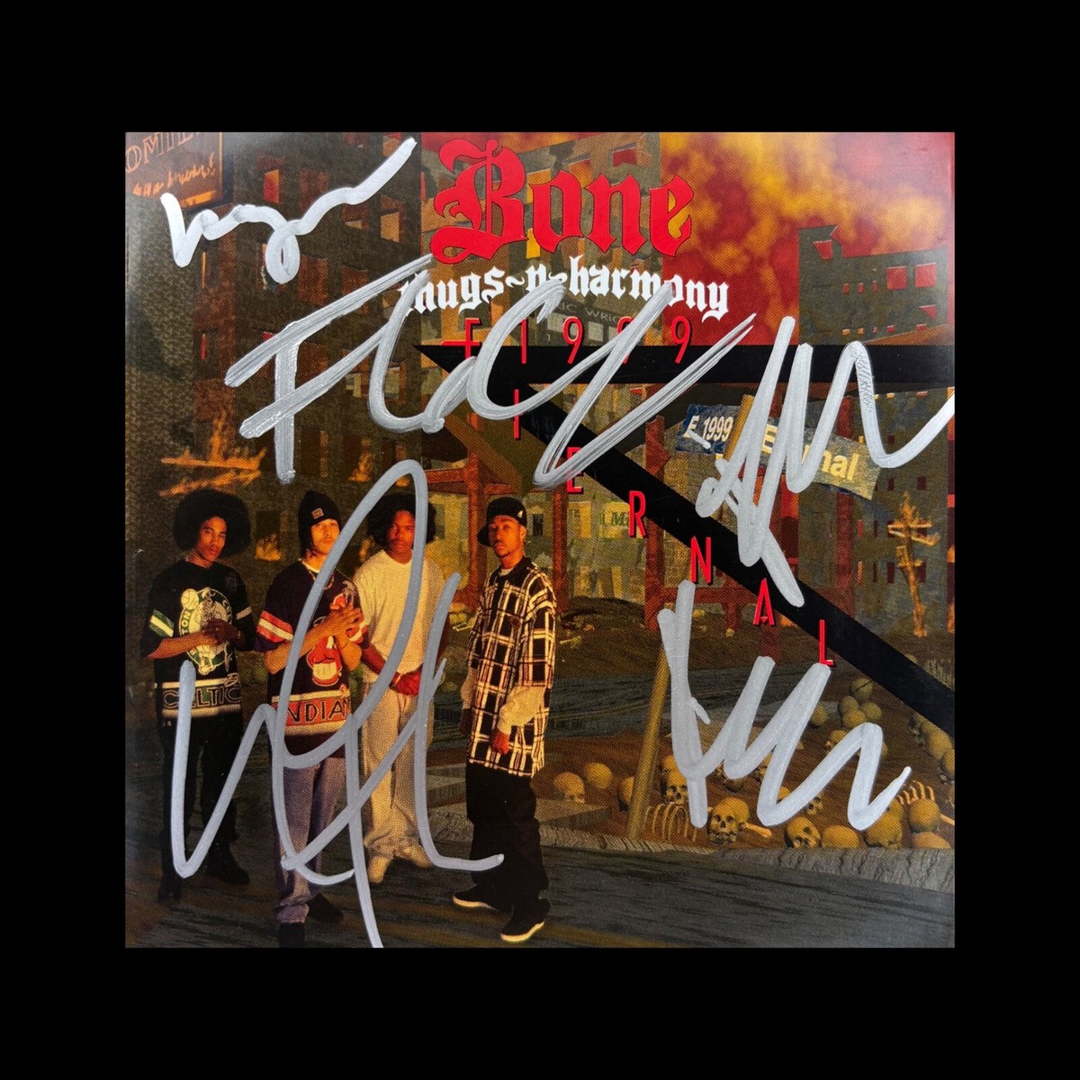 Bone Thugs N Harmony E. 1999 Eternal CD Autograph Flesh Krayzie