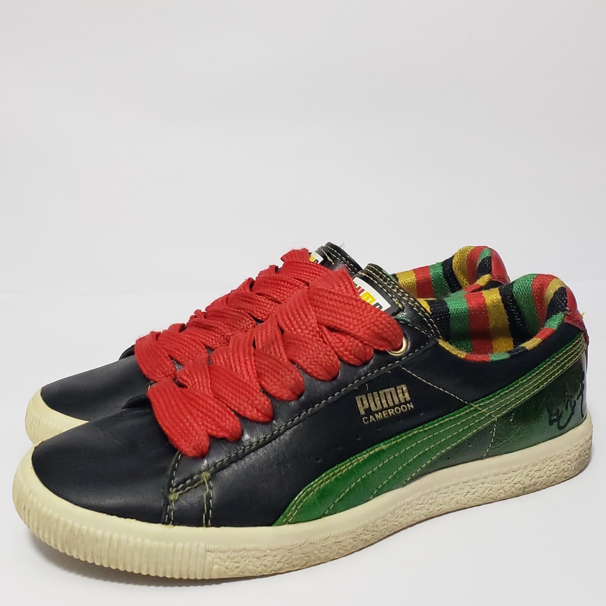 PUMA Cameroon World Cup Soccer Shoes Signed Eto'o 9 Men Sz 5.5