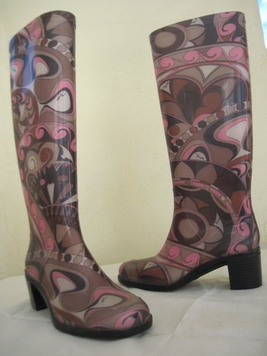 Women's Emilio Pucci Rubber Knee High 