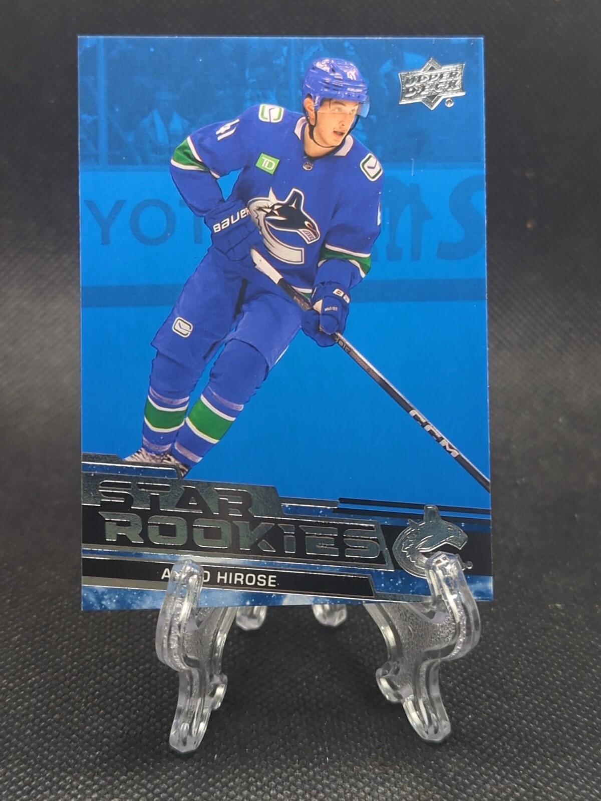 2023-24 Upper Deck Star Rookies #19 Akito Hirose RC Blue SP