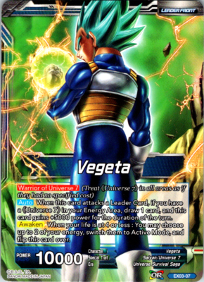 Dragon Ball Super CCG | Explosive Power Vegeta EX03-07 | Expansion