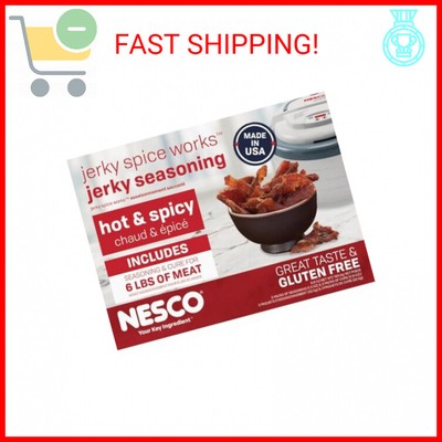 Nesco BJH-3, Jerky Spice Works, Hot-N-Spicy Flavor, 3Count, Green, 6.9 Ounce (Pa
