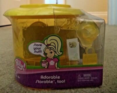 Mattel Polly Pocket Adorable Storable yellow  *NEW*
