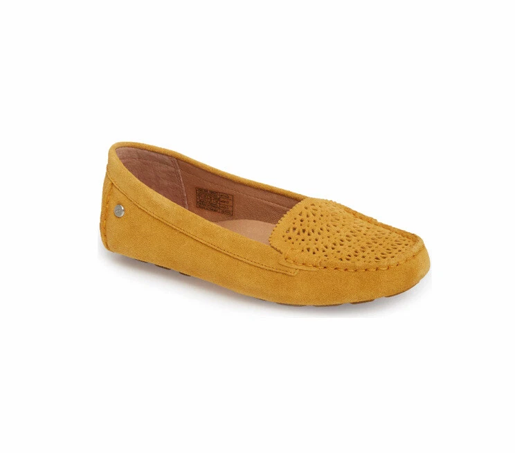 Mocassino Ugg giallo scamosciato taglia 6