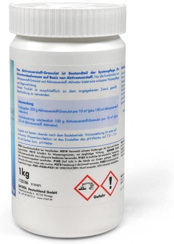 Bayrol Cristal - 2X 1,0 kg Aktivsauerstoff Granulat + 1x 1,0 l Aktivator Pool - Bild 2 von 6