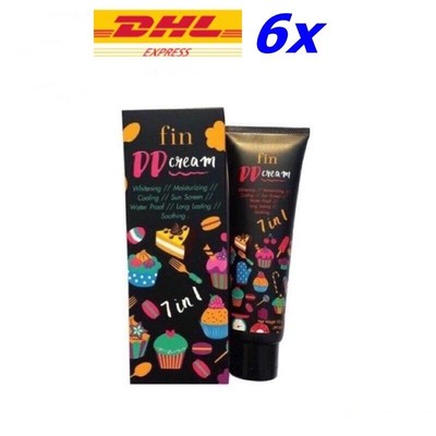 6x DD FIN Sunscreen white body cream lotion waterproof cracked protects beauty 